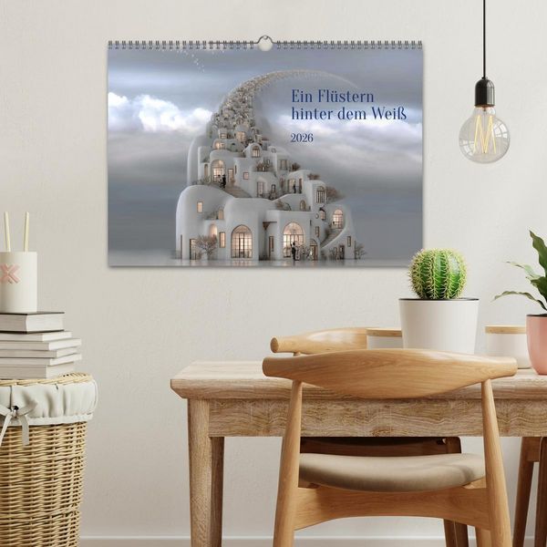 Produktbild: Ein Fl&uuml;stern hinter dem Wei&szlig; (Wandkalender 2026 DIN A3 quer), CALVENDO Monatskalender