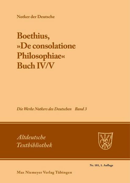 Produktbild: Boethius, 'De consolatione Philosophiae'