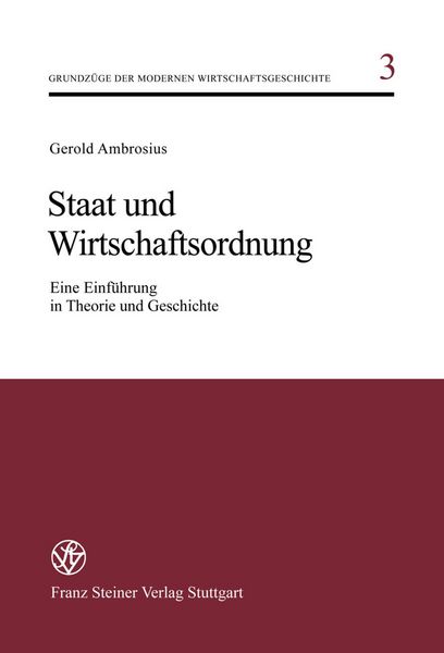Produktbild: Staat und Wirtschaftsordnung