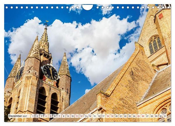 Produktbild: Ein Blick auf Delft (Wandkalender 2027 DIN A4 quer), CALVENDO Monatskalender