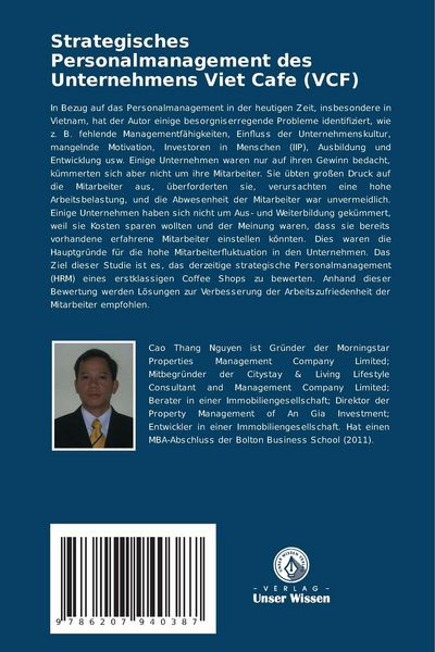 Produktbild: Strategisches Personalmanagement des Unternehmens Viet Cafe (VCF)