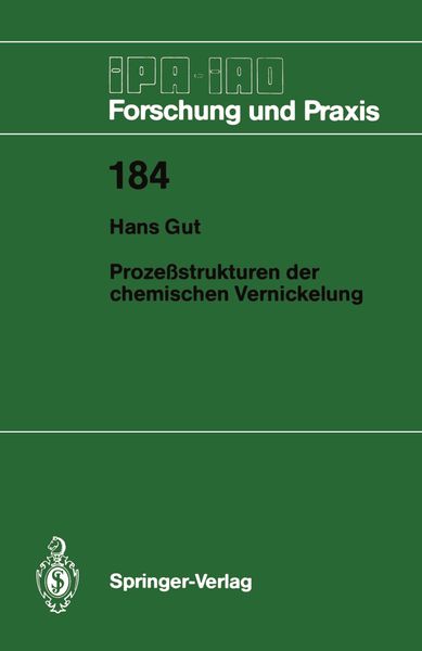Produktbild: Proze&szlig;strukturen der chemischen Vernickelung