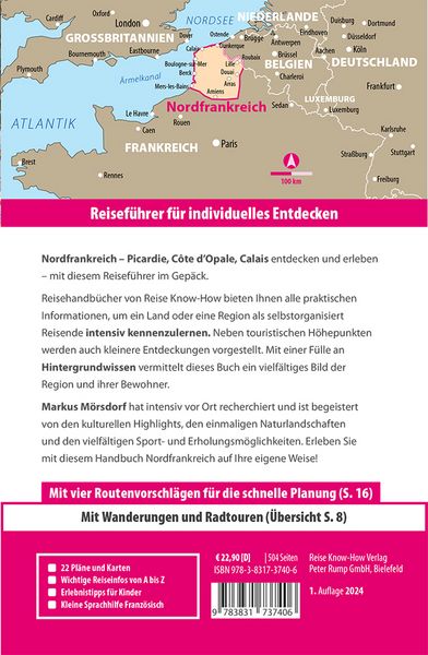 Produktbild: Reise Know-How Reiseführer Nordfrankreich - Picardie, Côte d'Opale, Calais