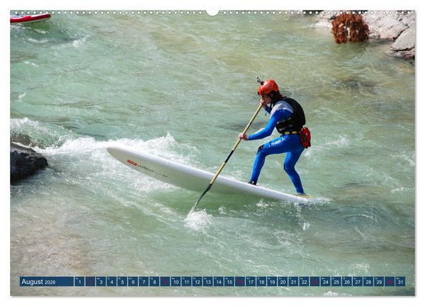 Produktbild: Wildwasser Stand up (hochwertiger Premium Wandkalender 2026 DIN A2 quer), Kunstdruck in Hochglanz