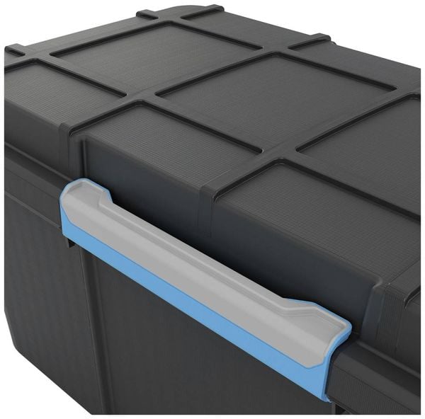 Produktbild: KIS 241507 Aufbewahrungsbox Scubba stapelbar (L x B x H) 780 x 350 x 395 mm Grau-Blau, Schwarz 1 St.