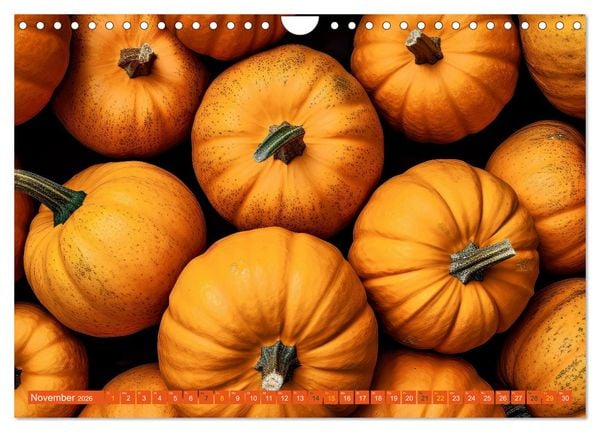 Produktbild: ORANGE - Gem&uuml;se und Obst -Vitaminreich (Wandkalender 2026 DIN A4 quer), CALVENDO Monatskalender