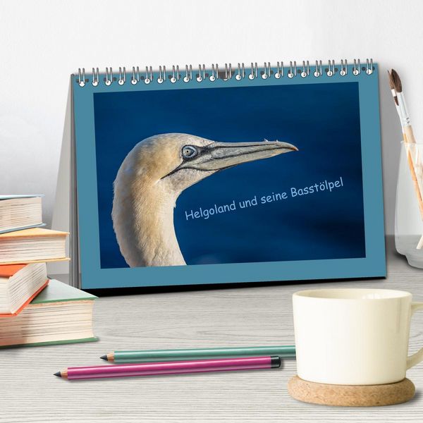 Produktbild: Helgoland und seine Basst&ouml;lpel (Tischkalender 2026 DIN A5 quer), CALVENDO Monatskalender