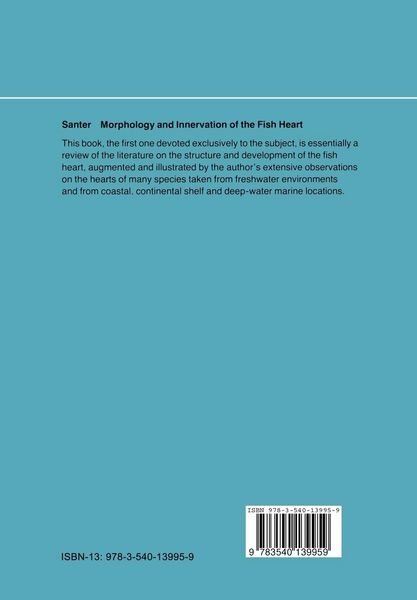 Produktbild: Morphology and Innervation of the Fish Heart