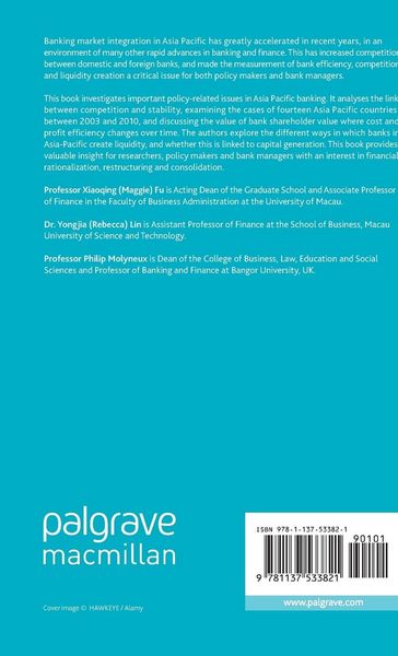 Produktbild: Bank Competition, Efficiency and Liquidity Creation in Asia Pacific