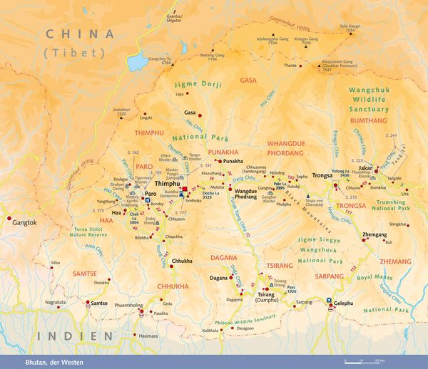 TRESCHER Reiseführer Bhutan