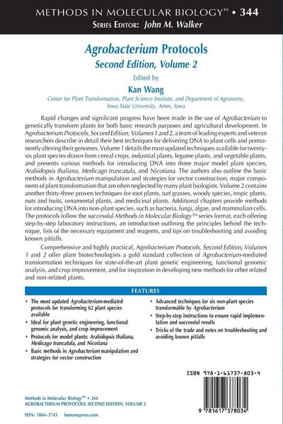 Produktbild: Agrobacterium Protocols
