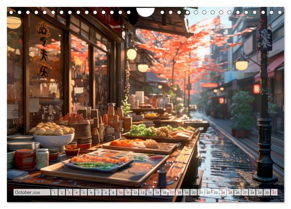 Produktbild: STREET FOOD Impressions around the world (Wall Calendar 2026 DIN A4 landscape), CALVENDO 12 Month Wall Calendar
