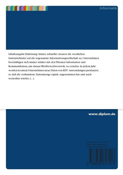 Produktbild: Data Mining als betriebliches Informationssystem und dessen Implementierung im Unternehmen