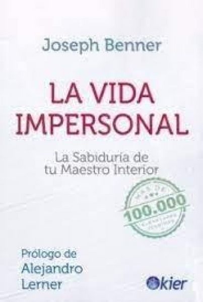 Produktbild: La vida impersonal : la sabidur&iacute;a de tu maestro interior