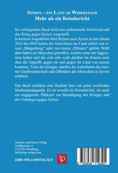 Produktbild: Syrien &ndash; ein Land im Widerstand