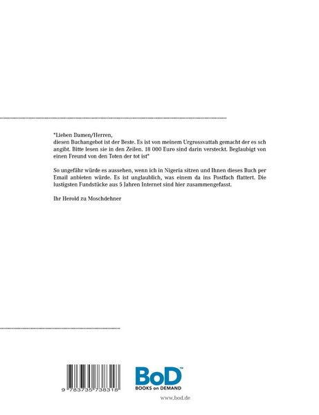 Produktbild: Die lustigsten Spamnachrichten
