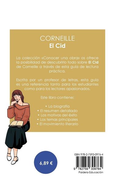Produktbild: Gu&iacute;a de lectura El Cid de Corneille (an&aacute;lisis literario de referencia y resumen completo)