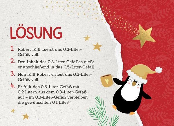 Produktbild: 24 Adventsr&auml;tsel I Die perfekte Ablenkung vom Weihnachtsstress
