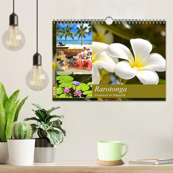 Produktbild: Rarotonga - Trauminsel im S&uuml;dpazifik. (Wandkalender 2026 DIN A4 quer), CALVENDO Monatskalender