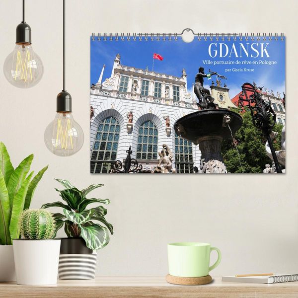 Produktbild: GDANSK - Ville portuaire de r&ecirc;ve en Pologne (Calendrier mural 2026 DIN A4 vertical), CALVENDO calendrier mensuel