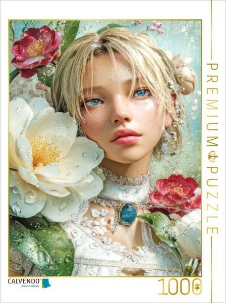 CALVENDO Puzzle Verspielte Anime Figuren | 1000 Teile Lege-Größe 64 × 48 cm Foto-Puzzle für glückliche Stunden