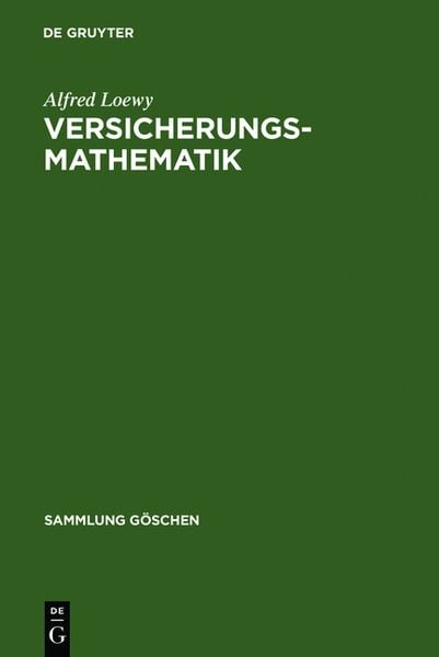 Produktbild: Versicherungsmathematik