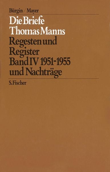 Produktbild: Die Briefe von 1951 und 1955 und Nachtr&auml;ge