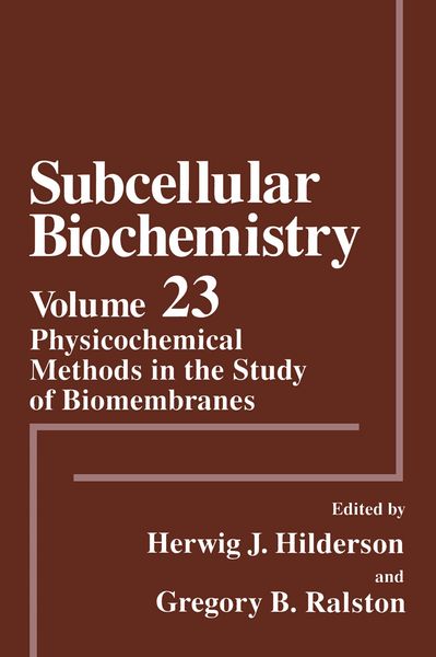 Produktbild: Physicochemical Methods in the Study of Biomembranes