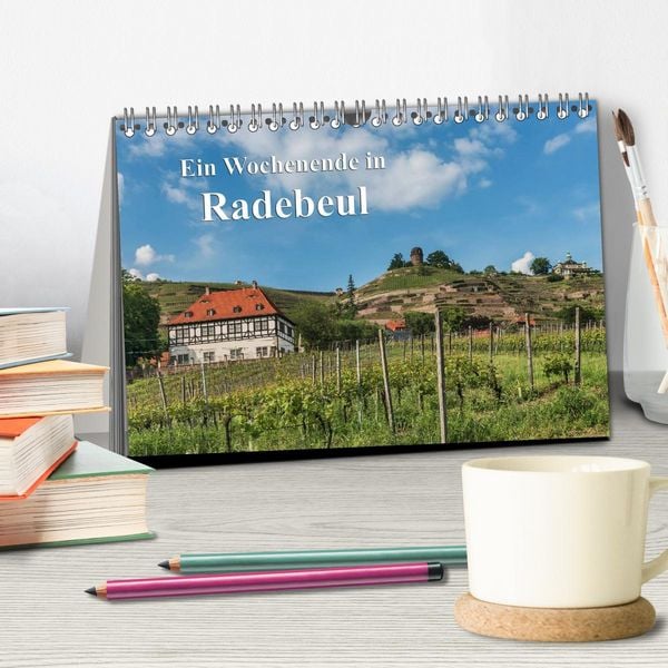 Produktbild: Ein Wochenende in Radebeul (Tischkalender 2026 DIN A5 quer), CALVENDO Monatskalender