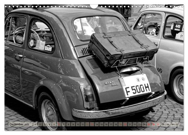 Produktbild: il Cinquecento - Details im Fokus - im Look eines legend&auml;ren Analogfilms (Wandkalender 2026 DIN A3 quer), CALVENDO Monatskalender