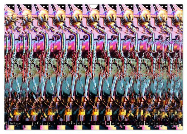 Produktbild: Magische Bilder - 3D Stereogramme (Wandkalender 2026 DIN A3 quer), CALVENDO Monatskalender
