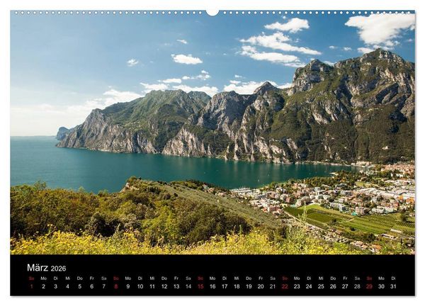 Produktbild: Die sch&ouml;nste Seite am Gardasee (Wandkalender 2026 DIN A2 quer), CALVENDO Monatskalender