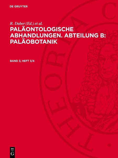 Produktbild: Pal&auml;ontologische Abhandlungen. Abteilung B: Pal&auml;obotanik