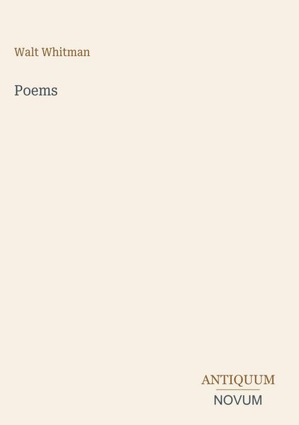 Produktbild: Poems