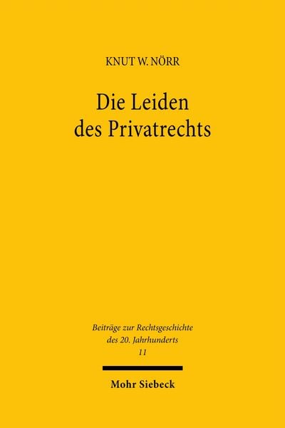 Produktbild: Die Leiden des Privatrechts