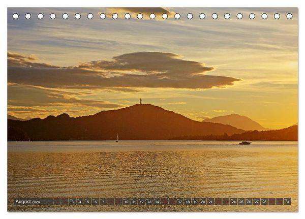 Produktbild: Der W&ouml;rthersee - &Ouml;sterreichs Riviera (Tischkalender 2026 DIN A5 quer), CALVENDO Monatskalender