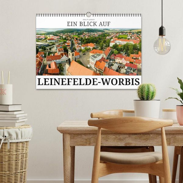 Produktbild: Ein Blick auf Leinefelde-Worbis (Wandkalender 2026 DIN A3 quer), CALVENDO Monatskalender