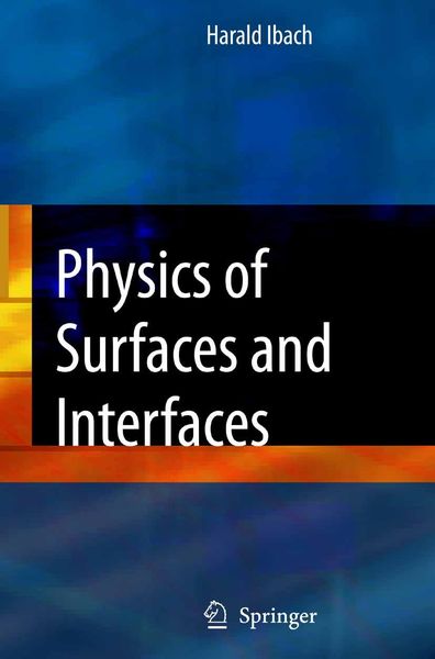 Produktbild: Physics of Surfaces and Interfaces