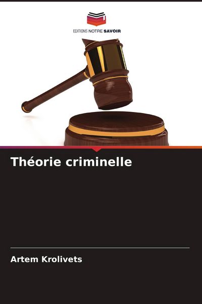 Produktbild: Th&eacute;orie criminelle