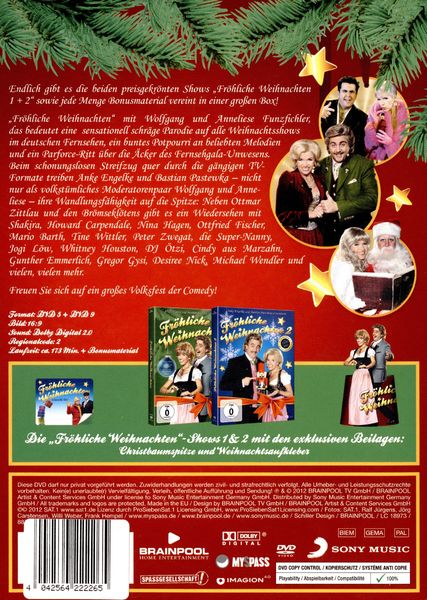 Fröhliche Weihnachten 1 + 2  [2 DVDs]