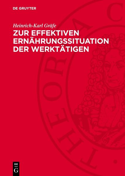 Produktbild: Zur effektiven Ern&auml;hrungssituation der Werkt&auml;tigen