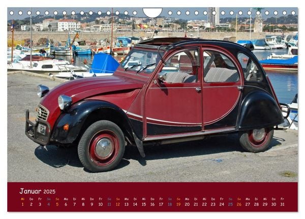 Produktbild: Citroen 2 CV Kult um die Ente (Wandkalender 2025 DIN A4 quer), CALVENDO Monatskalender