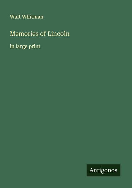 Produktbild: Memories of Lincoln