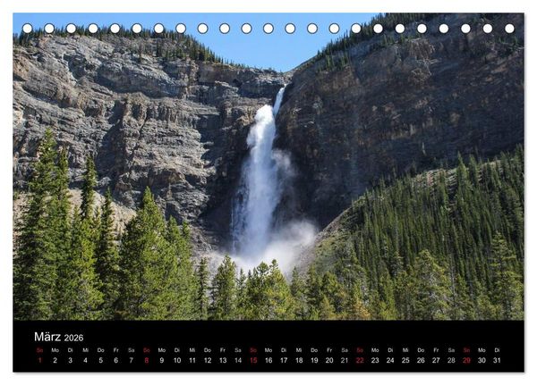 Produktbild: Kanadas Westen 2026 (Tischkalender 2026 DIN A5 quer), CALVENDO Monatskalender