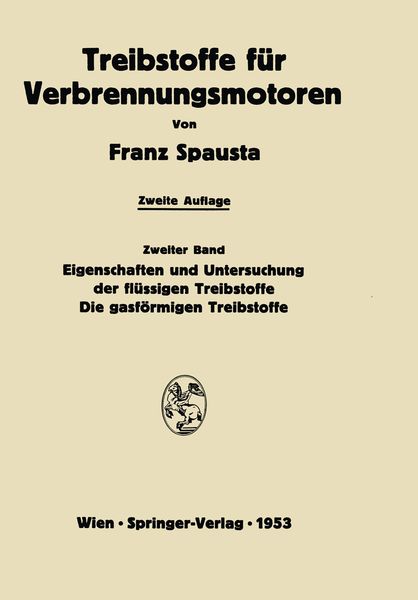 Produktbild: Treibstoffe f&uuml;r Verbrennungsmotoren