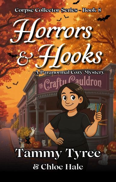 Produktbild: Horrors & Hooks (Corpse Collector Paranormal Cozy Mystery Series, #8)