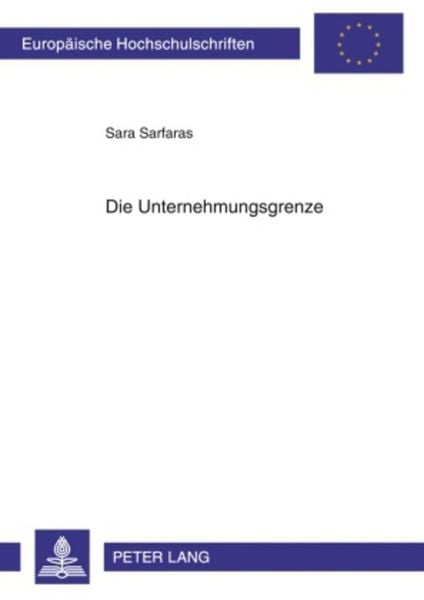 Produktbild: Die Unternehmungsgrenze