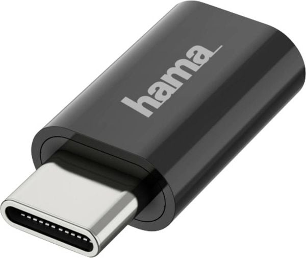 Hama USB 2.0 Adapter [1x Micro-USB-Buchse - 1x USB-C® Stecker]