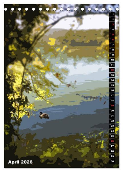 Produktbild: Der Baldeneysee in Essen (Tischkalender 2026 DIN A5 hoch), CALVENDO Monatskalender