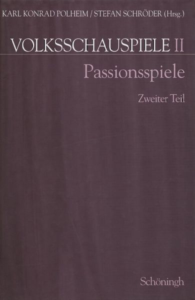 Produktbild: Passionsspiele. Tl.2